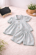 Mint Blossom Baby Set