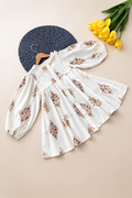 Autumn Bloom Button Dress