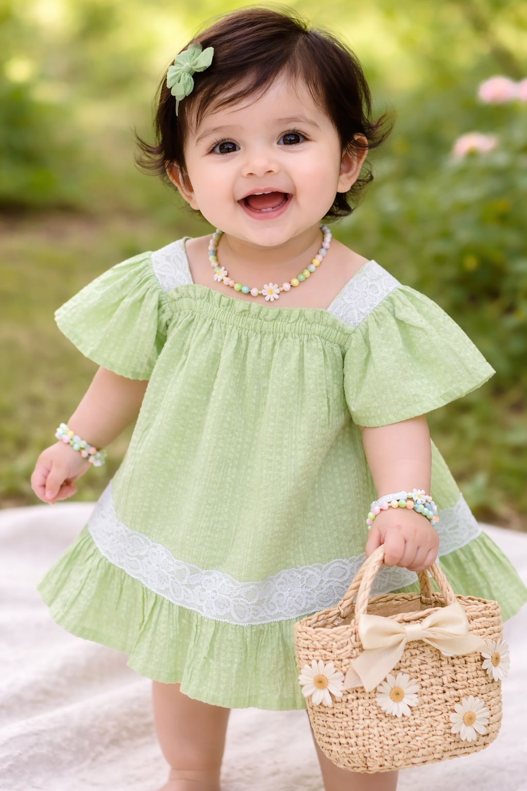 Pistachio Petal Dress