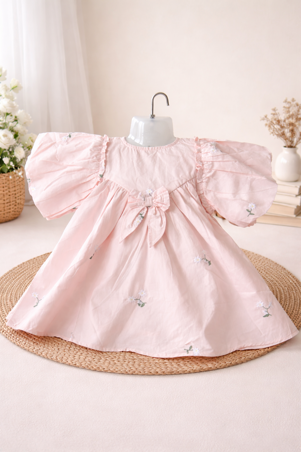 Blush Daisy Baby Dress