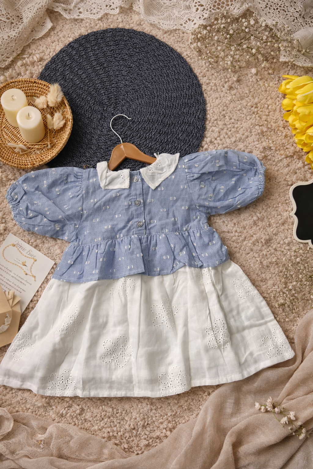 Bluebell Bloom Peter Pan Collar Dress